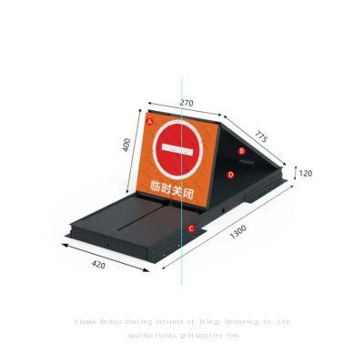 UPARK High Quality Customized Shallow Buried Car Park Diversion Barricade Anti-collision Embedded Parking Lot Space Lock photo-5