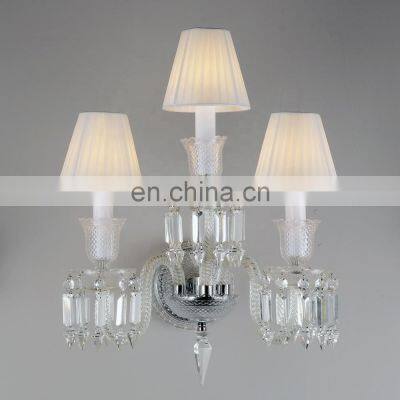 Modern Living Room Wall Mounted Bedside Indoor Crystal Wall Lamp for Home Decoration