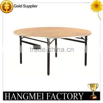 Hotel Dining Hall Folding Plywood Round Table