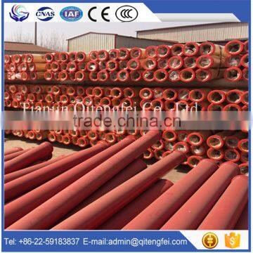 Concrete accessories seamless steel pump pipe transporting concrete