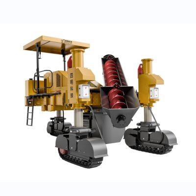 SMC-5500 Slip Form Concrete Machine 3m Paving Width 2 Front Swing Arms