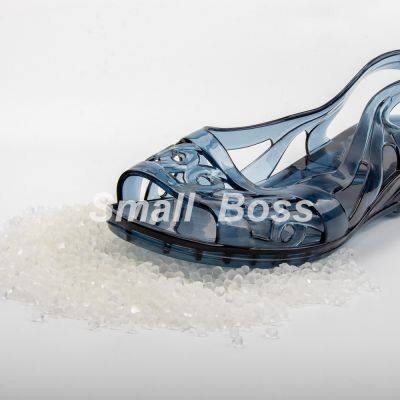 PVC Transparent Crystal Slippers Sandals Shoe Granules Compound