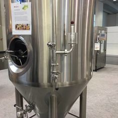 Stainless Steel Pro Beer Brewing Equipment 10BBL Fermentation Tank Four Legs photo-3