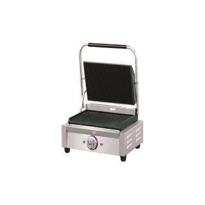 Restaurant-Grade Electric Single Rise and Fall Griddle with Adjustable Height Mechanism