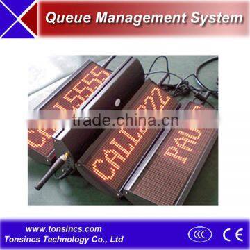 Wired/ Wireless Dot Matrix Led Counter Queuing Token Number Displays