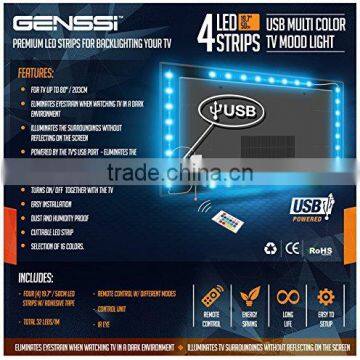 USB RGB 5050 Led Strip light Kit with Remote