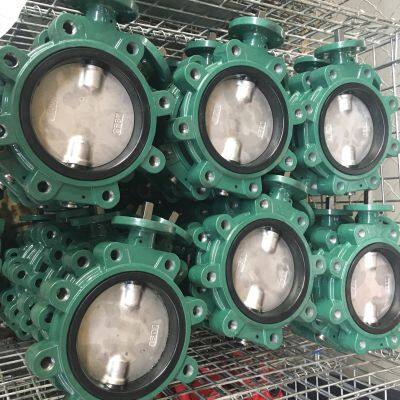 PN16 DN200 GGG50 Cast Iron Flange Butterfly Valve Manual Gear Turbine Electric Operation Butterfly Valve photo-4