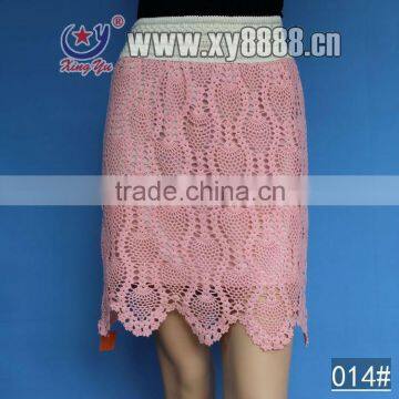 Xinyug Manufacturer Chemical Lace Crochet Short Skirt