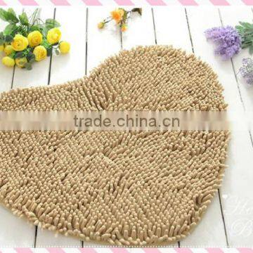 Anti-slip popular luxury microfiber chenille bath rug wholesales,best selling