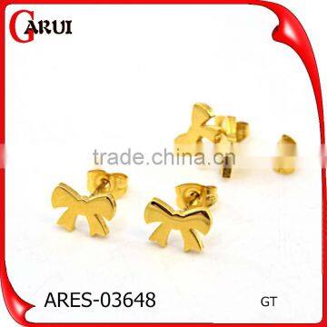 Stainless Steel Jewelry Gold Plate Cheap Star Stud Earrings photo-4