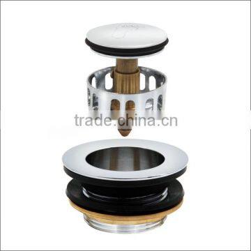 Kingchun Finger Touch Pop Up Waste Basin Drainer Push Button Basket Waste Drainer ( K242)