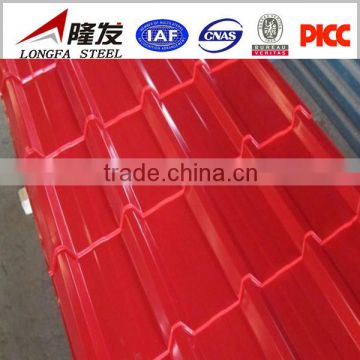 Coloued Glaze Corrugated Roofing Sheets