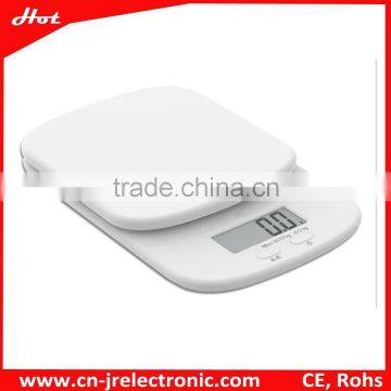 2kg/0.1g white household scales Small Digital food scale for kitchen