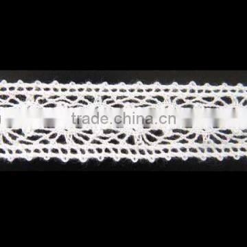 Hot selling white color cotton crochet lace trim