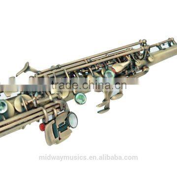MSS-302 Antique Bronze Soprano Saxophone From China Supplier photo-3