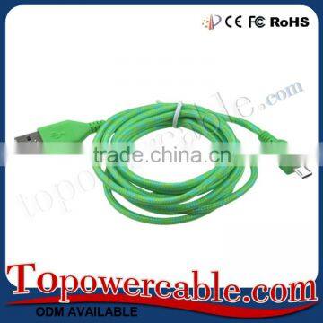 Hot Selling Mobile Phone Accessories Best Nylon Micro USB Charging Cable photo-4