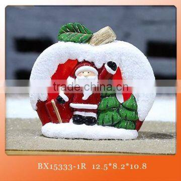 Apple shaped Wholesale ceramic Christmas Decorations