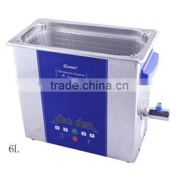 digital eumax industrial Ultrasonic Cleaner UD200SH-6LQ with heating and timer ultrasonic denture cleaner