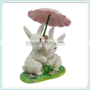 Hot porcelain ceramic bunny figurines