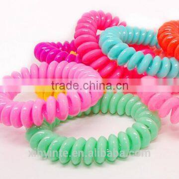 Thick Curve Rubber Band Colorful Rubber Band Women Hair Rubber Band