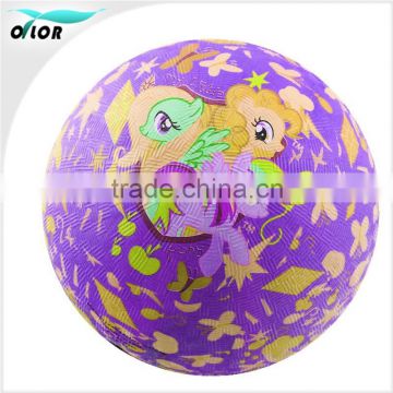 Natural Rubber Playground Balls Nontoxic Suitable for Promotional Purposes