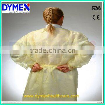 Non-woven Sterile Disposable Isolation Gowns With Knitted Cuff photo-4