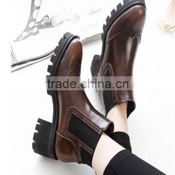 Platform sole thigh high high platform sexy lady heel deep brown boots