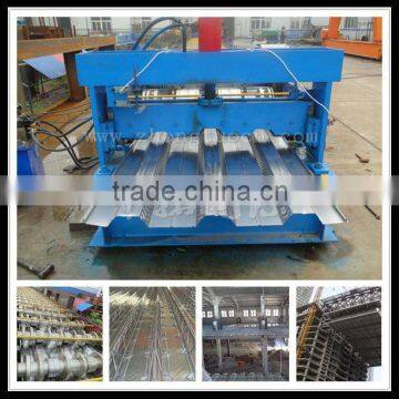customize floor deck roll forming machine, steel decking profile line