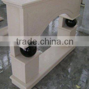 marble fireplace mantle