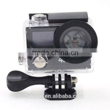 360 Degree VR Waterproof Dual Screen 4K 30fps/ 2.7K 30fps/ 1080P 60fps HD Sports Camera photo-3