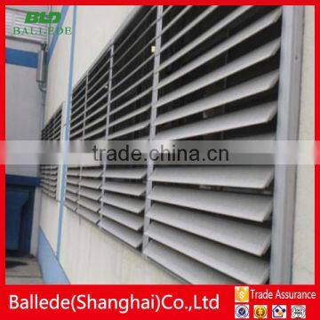 custom shape wall aluminum canopy louver