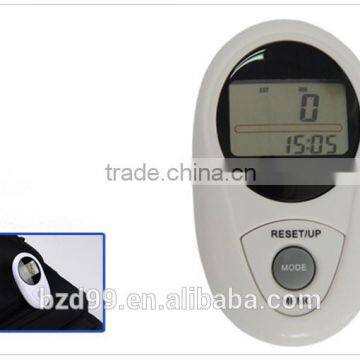 New Multi-functional Digital Porket Walking 3D Pedometer With 12/24 Time System and 7days Memory Pedometer /OEM/ODM Manufacturer photo-3