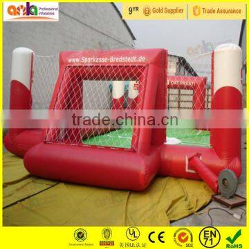 2015 Hot sale Kids entertaiment customized inflatable soccer arena pitch for sale