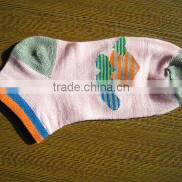 Fashion Ankle Socks with Jacquard