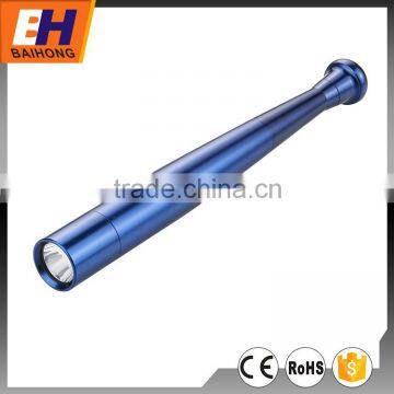3W LED portable riot baton flashlight emergency equipment with self defence function