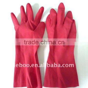 household gloves, rolled cuff,thickness 0.35mm