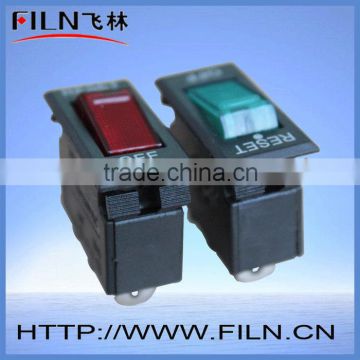 FILN RED 12V Led protector on off thermal rocker switch with overload protected