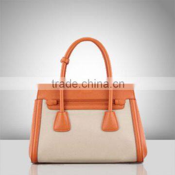 P2340-hot sale woman branded designer genuine leather tote handbag latest fashion ladies