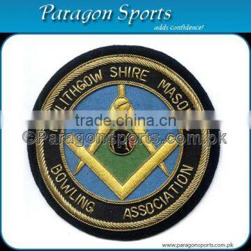 Handmade Bullion Wire & Thread Blazer Badge