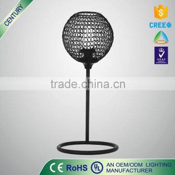 CE UL E14 5W Metal black reading table light