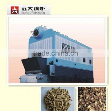 SZL Double drum 1.4-14MW wood pellet boiler hot water