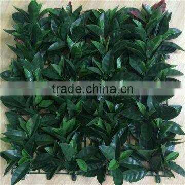 High quality outdoor decorative fencing artificial leaf hedge