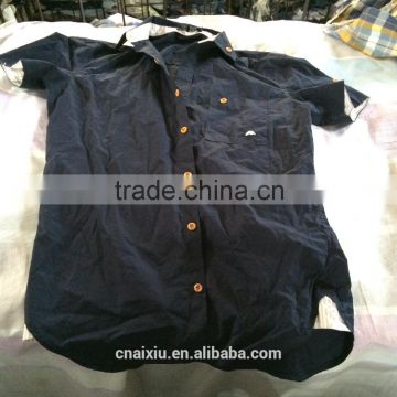 cheaper hot sale used men clothing used men shirt