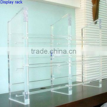 Knockdown transparent acrylic display rack for shop