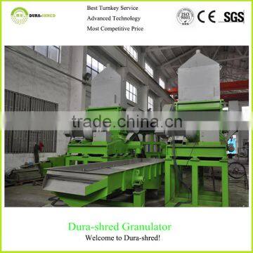 Dura-shred Automatic Waste Tire Shredder Machine For 50mm Rubber Chips
