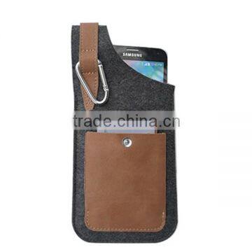 Customized small gift bags for men popular pouch leather case