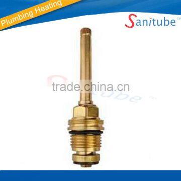 long stem valve cartridge, plain brass valve cartridge core