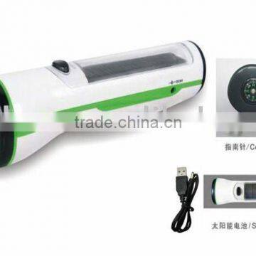 Solar Torch With Compass