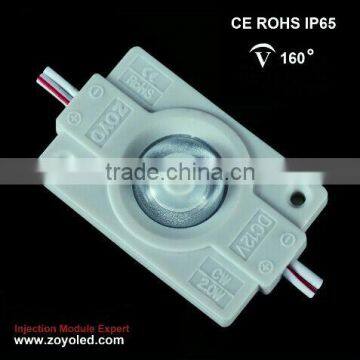 high power led module 2W with lens waterproof led module 12V 5 year warranty