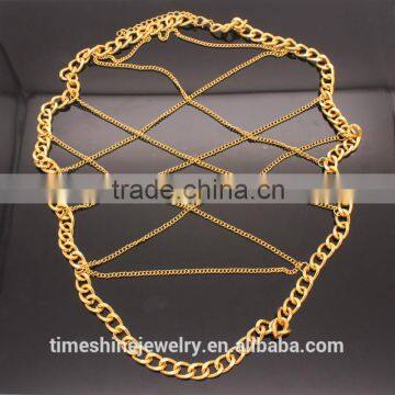 Wholesale 18K Gold Chain Link Sexy Body Chain Necklace photo-2